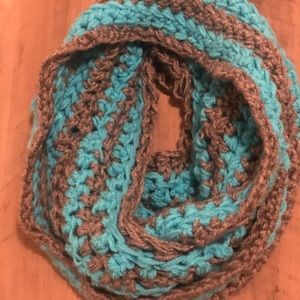 Handmade Large Crocheted Infinity Scarf